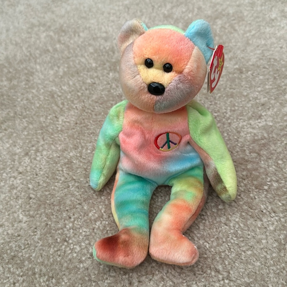 “Peace” Beanie Baby